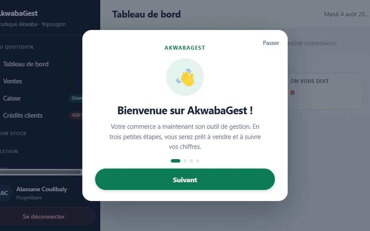 AkwabaGest, capture 2
