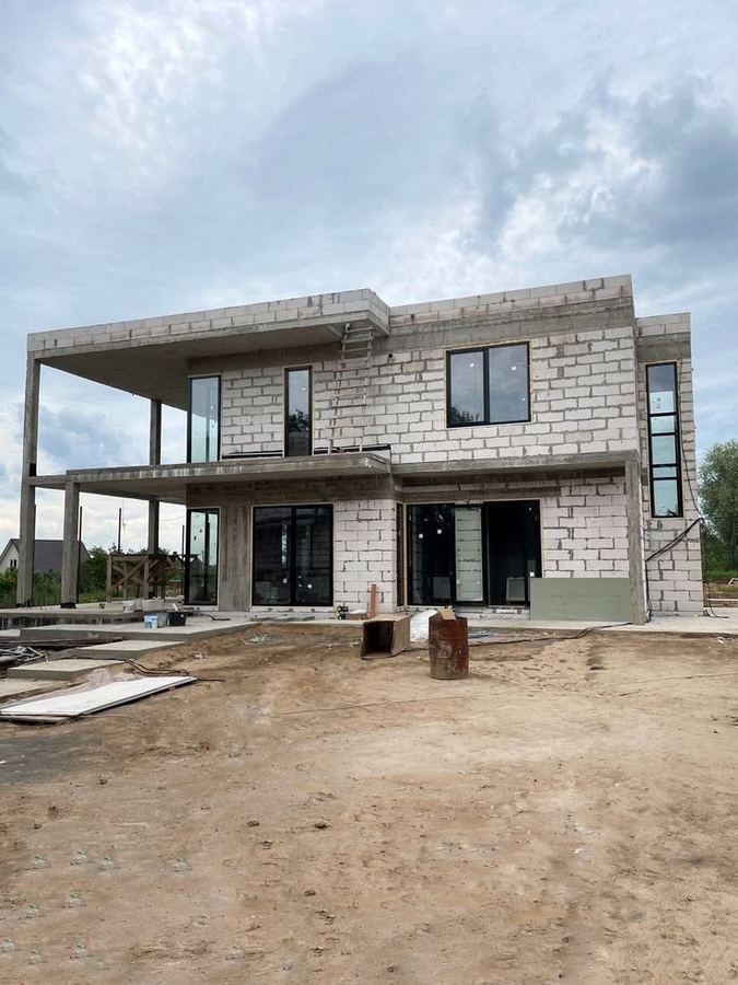 Maison moderne construite