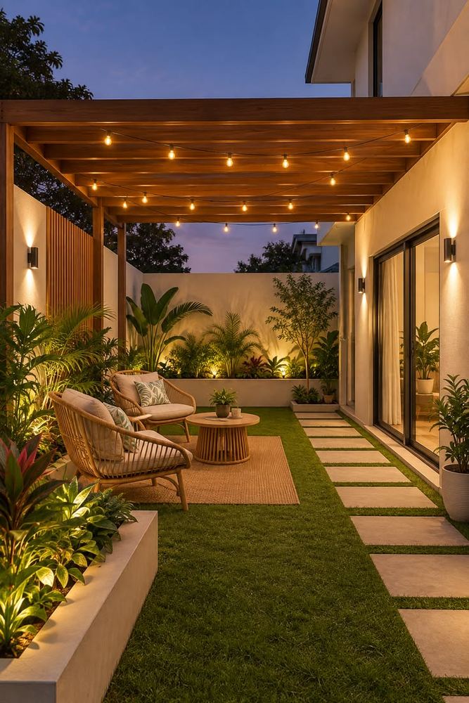 Terrasse pergola